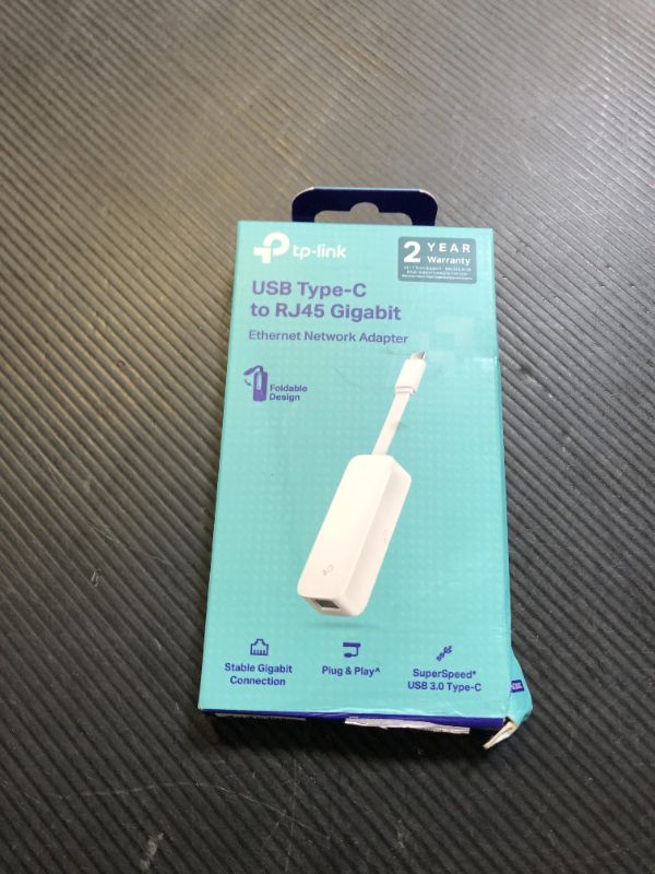 Photo 1 of TP-Link USB C To Ethernet Adapter(UE300C), RJ45 To USB C [Thunderbolt 3/4 Compatible] Type-C Gigabit Ethernet LAN Network Adapter, Compatible With Apple MacBook Pro 2017-2023, MacBook Air, And More