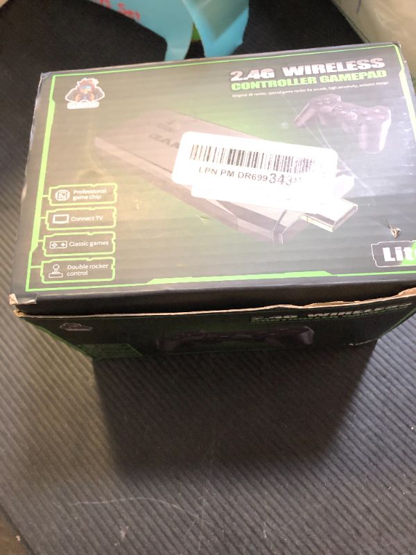 Photo 1 of Wireless Retro Game Console Stick, Upgrade Retro Video Gaming Stick Built in 20000+ Games with 9 Emulators,4K HDMI Output with 2 Pack 2.4G Wireless Controllers?Game Emulator Console 2025?64GB? Black