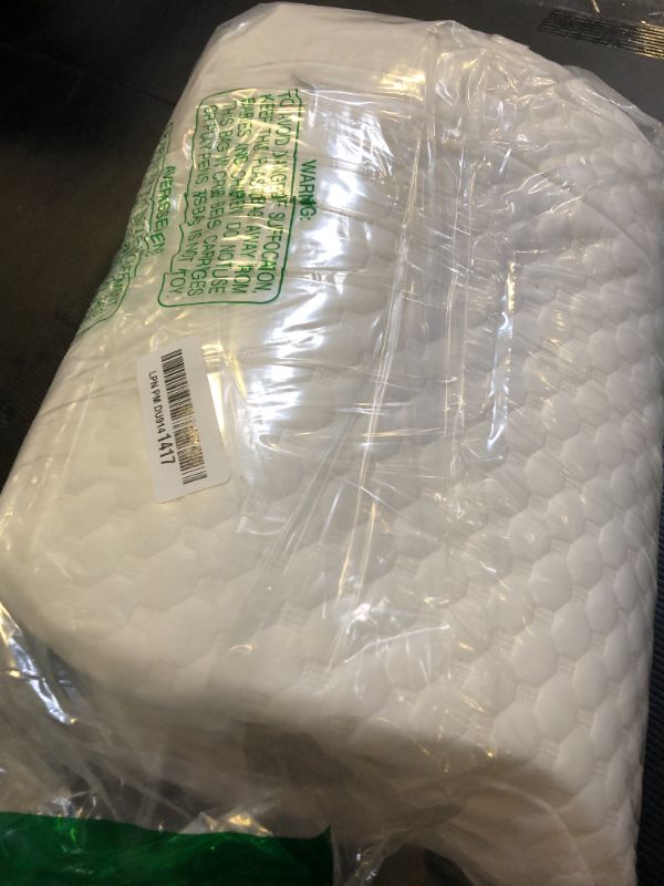 Photo 1 of Osteo Enjoy Pain Relief Sleeping Cervical Neck Pillow, Ergonomic Contour Zoned Fits Side Sleeper, Non-Temperature Affected Memory Foam Pillows, Q-max Cooling Pillow Support Back Stomach Sleepers