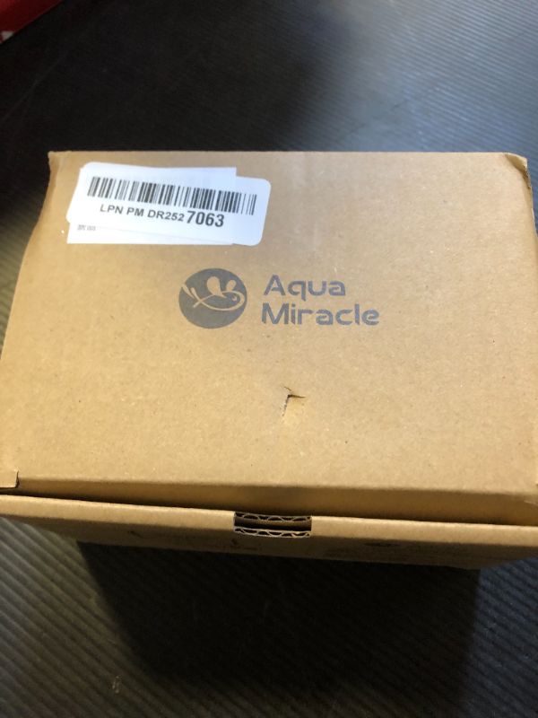 Photo 1 of AquaMiracle Programmable Automatic Fish Feeder for Aquarium, Fish Food Timer Fish Food Vacation Feeder Auto Fish Feeder with Digital Display, for Granule Flakes Pallets Strips, Volume Adjustable