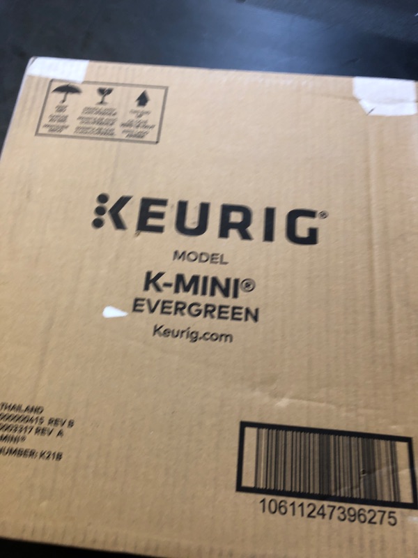 Photo 1 of Keurig K-Mini Single Serve K-Cup Pod Coffee Maker, 6 to 12oz Brew size, with Cord Storage, Perfect for Small Spaces, Evergreen