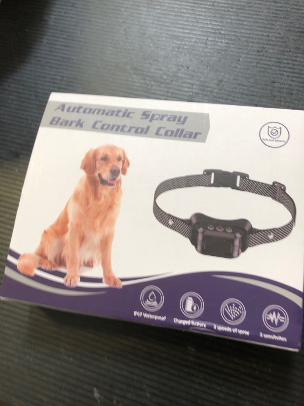 Photo 1 of Citronella Dog Bark Collar, Spray Dog Bark Collar, Level 3 Sensitivity Adjustable IP67 Waterproof