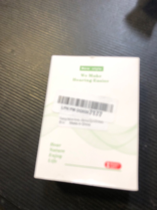 Photo 1 of Manzelun Hearing Aids for Seniors Rechargeable with Noise Cancelling,Behind-The-Ear Severe Hearing Loss Hearing Amplifier,Physical Adjustment Buttons,Up to 25 Hours