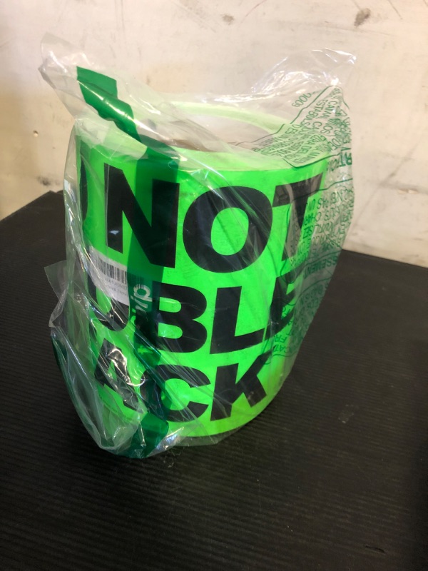 Photo 1 of Do Not Double Stack Labels Fluorescent Green Pallet Protection 7 x 11 Inch Rectangles 250 Adhesive Stickers