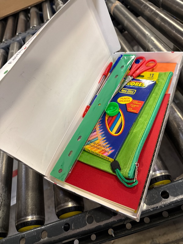 Photo 1 of 1 Set Back to School Supplies Bundle Kit for Kids Bulk Church Sunday School Supply for Classroom School Supply Box Grades K-5 Christian Charity Donation Supplies for Christmas Child Shoebox Gift
