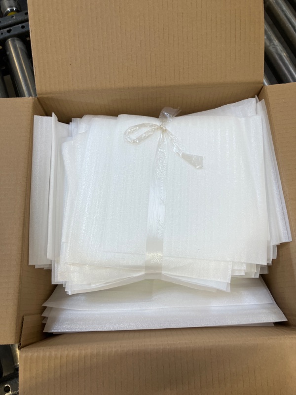 Photo 1 of 200pcs Cushioning Foam Pouches Moving Supplies, 2 Sizes (16x16inch,12x12inch) Use Packing Supplies for Moving, Packaging, Storage Incidental 100 Fragile Stickers, clear
