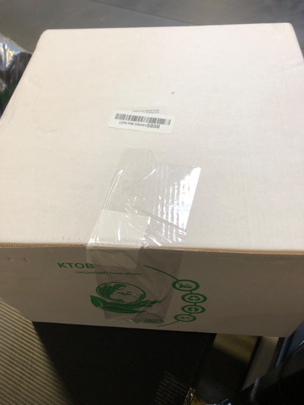Photo 1 of 100% Compostable Packing Foam Sheets-KTOB 100 Pack 12”x 12”Eco Friendly Moving Supplies and Sustainable Packing Material for Fragile Items