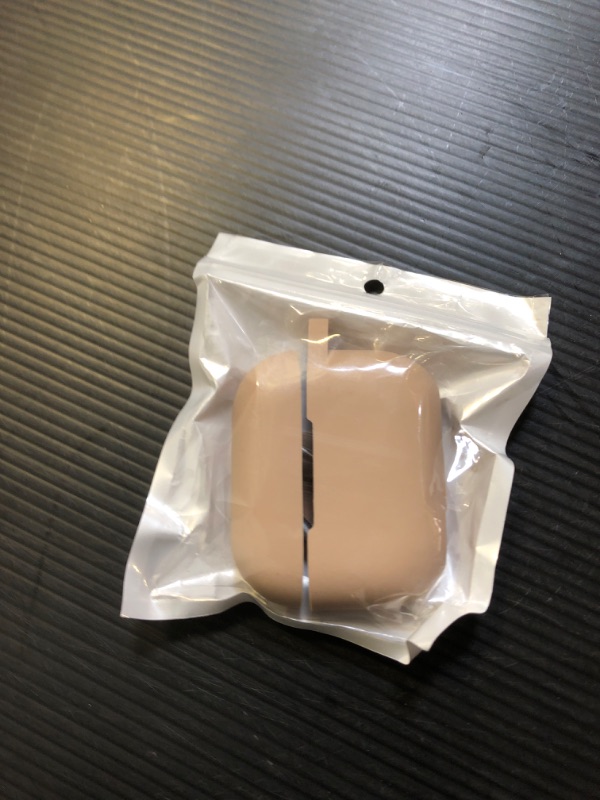 Photo 1 of Oakxco for Airpods Pro 2 Case Silicone, Cute Girly Hard Shell Airpods Pro Case 1st 2nd Generation with Keychain, Colorful Rubber Soft TPU Trendy Aesthetic Airpods Cover for Women Men, Brown Chocolate