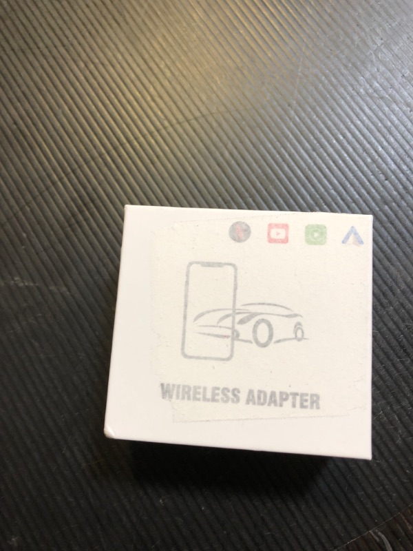 Photo 1 of Wireless Carplay Adapter, Car Play Adapter Supports Netflix, YouTube, TF Card Plug & Play, Android Auto Wireless Adapter CarPlay Dongle Fits for Factory Wired CarPlay Cars from 2015 & iOS10+