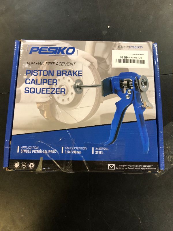 Photo 1 of PESIKO 24300 Single Speedy Brake Pad Spreader, Brake Piston Brake Caliper Compression Tool Compatible with Most Vehicle Brake Discs