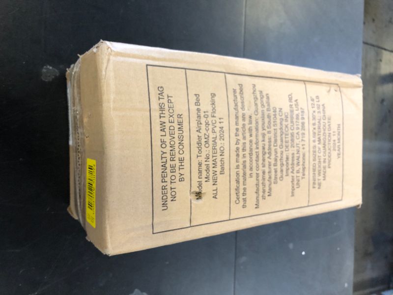 Photo 1 of omzer Inflatable Toddler Airplane Bed: Airplane Seat Extender for Kids with Cup Holder & Seat Belt - Portable Baby Travel Bed with Travel Bag & Hand Pump