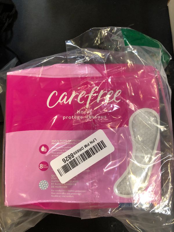 Photo 1 of Carefree Panty Liners for Women, Regular, Unwrapped, Unscented, 120ct | Pantiliners, Carefree Liners, Daily Liners for Women, Light Periods and Leaks, 8-Hour Odor Control | 120ct (Packaging May Vary)