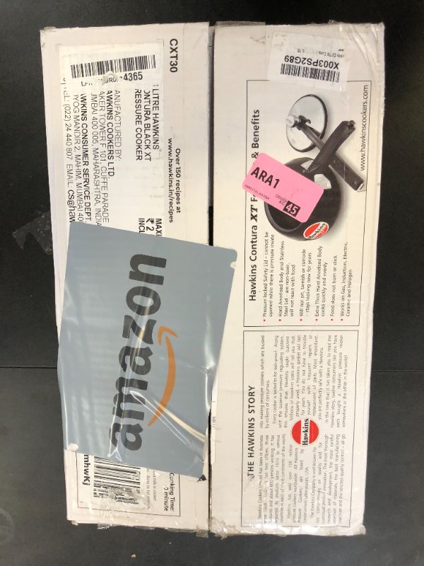 Photo 1 of Hawkins Contura Hard Anodized Induction Compatible Extra Thick Base Pressure Cooker, Black, 3L