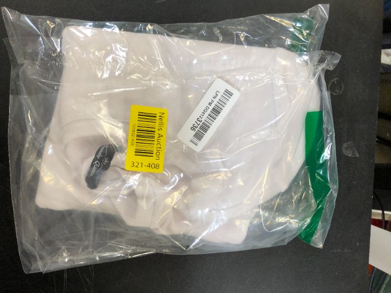 Photo 1 of Trendy Queen Womens Short Sleeve Shirts Crewneck Ribbed Knit Slim Fitted T-Shirt Summer Basic Tee 2025 Tops White XL