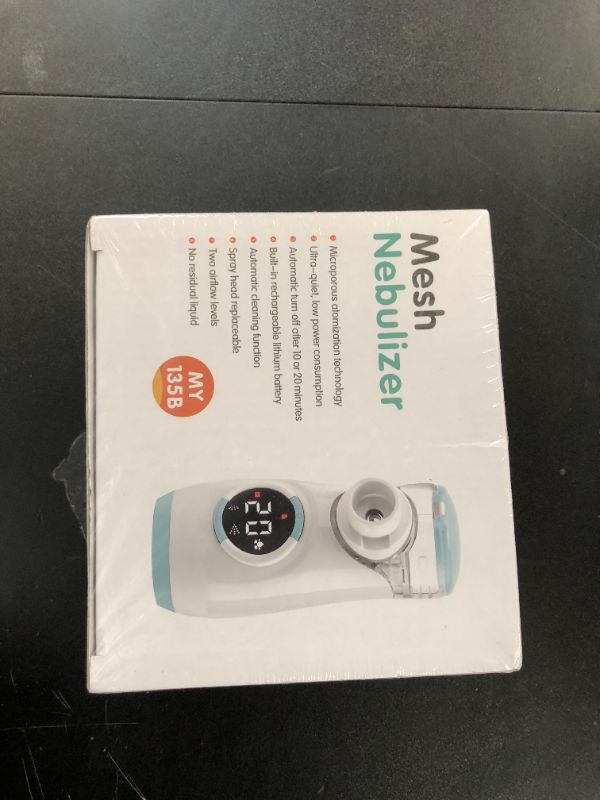 Photo 1 of Misty Nebulizer, Portable Nebulizer with Intuitive LED Interface and Auto-Cleaning, Handheld Nebulizer for Adults Kids