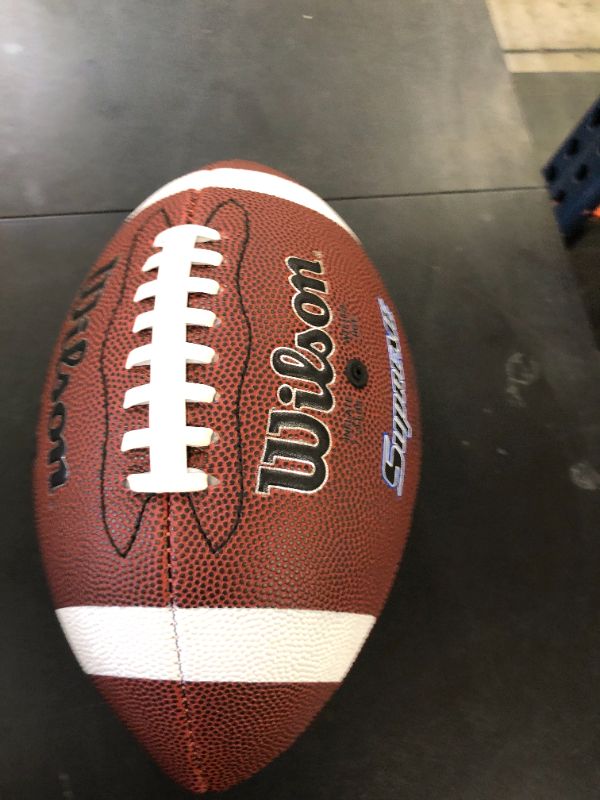 Photo 1 of Wilson NCAA Supreme Composite Leather Football w/ Pump & Tee - Junior Size, Brown