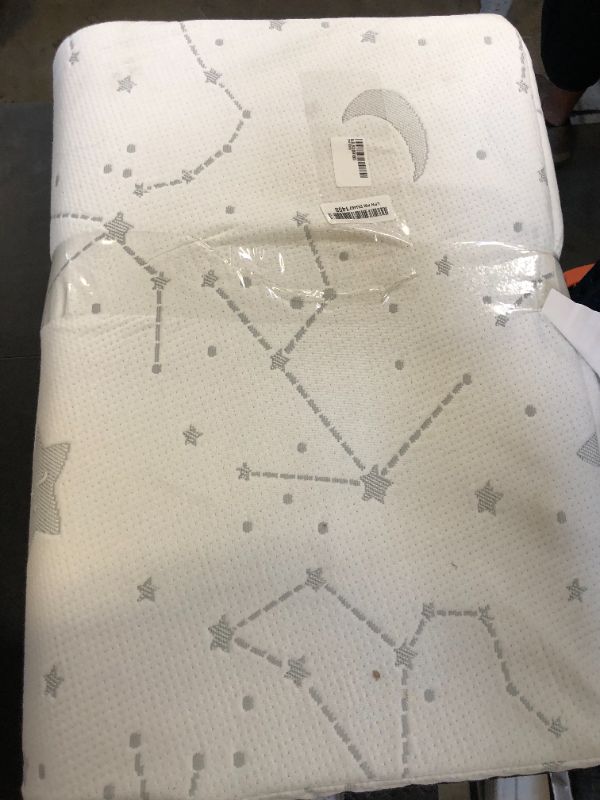 Photo 1 of YENING Pack and Play Mattress Topper Baby Pack N Play Mattresses for Playpen and Playard with Washable Cover 38"x26"x1", 1 Pack Firm Foam