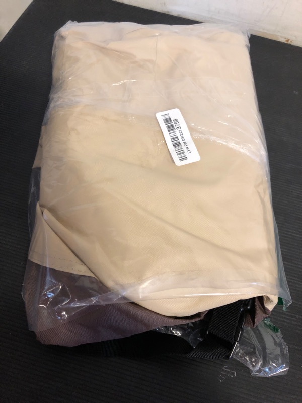 Photo 1 of Simpelg Patio Chair Covers For Outdoor Furniture Waterproof 600D Heavy Duty Oxford Chair Covers For Outdoor Furniture, Outdoor Patio Covers 38"W x 31"D x30"H (1 Pack-Beige/Brown-Small)