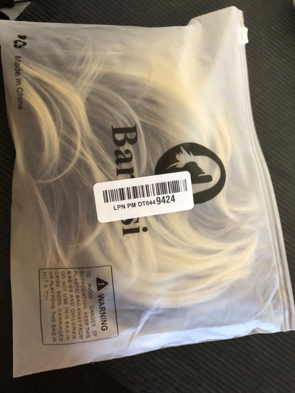 Photo 1 of Baruisi 80s Mens Wig Blonde Short Wig Synthetic Cosplay Costume Halloween Wig for Fancy Dress