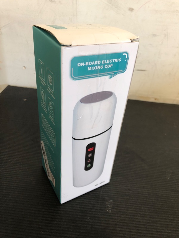 Photo 1 of Electric Travel Kettle,12V/24V Car Coffee Warmer Kettle,Portable Hot Water Boiler,Small Hot Water Heater with Built-in Magnetic Induction Stirring