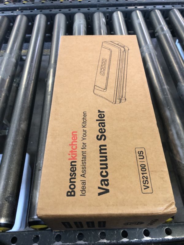 Photo 1 of [Updated 2025] Bonsenkitchen Vacuum Sealer Machine + 40 Vacuum Bags, Fast-Compact/Multi-Functional Food Vacuum Sealer with External Vacuum System, Silver