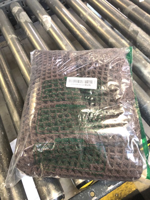 Photo 1 of AMOAMI Upgraded Waffle Bath Mat, Super Absorbent Non Slip Bath Mats for Bathroom Floor, Machine Washable Bathroom Rugs with Tassels, Rubber Backed Bathroom Mats, Ultra Soft, 24" x 36", Chocolate