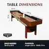 Photo 1 of 12 FT SHUFFLEBOARD TABLE 