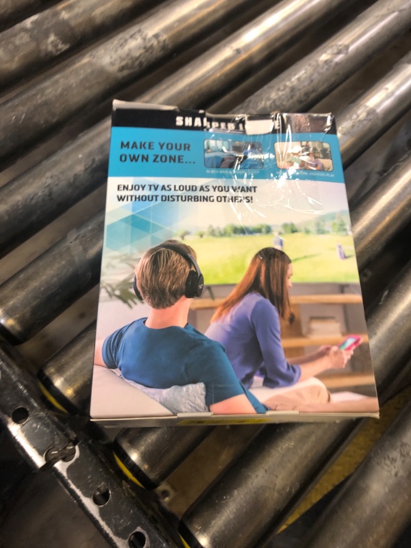 Photo 1 of Own Zone by Sharper Image Over Ear TV Headphones, Wireless & Rechargeable, Compatible with TV, AUX, RCA, and Optimal Connections Transmits up to 100ft Range
