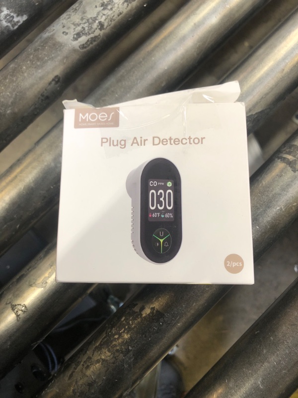 Photo 1 of [2Pack] 2025 New Upgraded MOES Carbon Monoxide Detectors Plug in, 3 in 1 Carbon Monoxide Detector with Temperature Humidity Sensor Built-in, CO Monitor Alarm Sound Warning for Kitchen/Garage/Fireplace