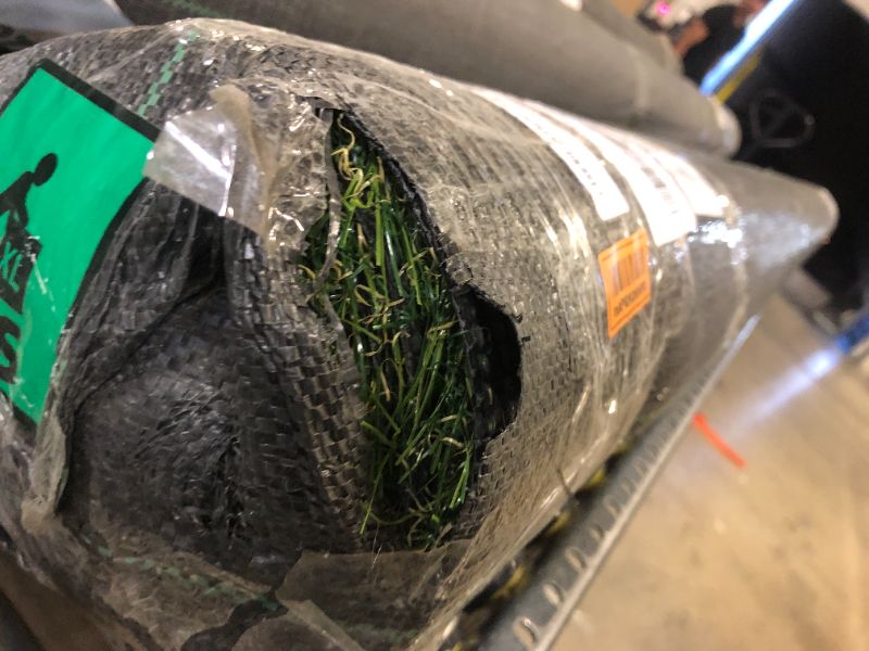 Photo 1 of Realistic Deluxe Artificial Grass Synthetic Thick Lawn Turf Carpet (7 FT x 15 FT (105 Square FT))