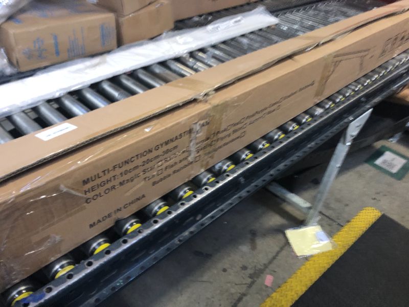 Photo 1 of FC FUNCHEER Adjustable balane Beam for Kids - 8FT Gymnastics Beam - high and Low Floor Beam for All Gymnastic Levels-Professional Gymnastic Equipment for Home and Gym Center (Gradient Rainbow, 7"-17")