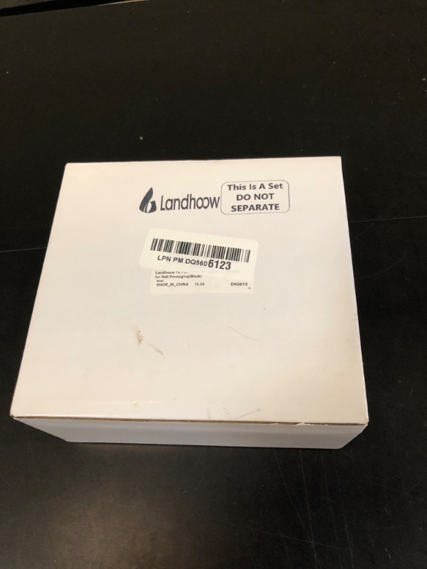 Photo 1 of Landhoow 15 Pcs Press On Nail Boxes Nail Display Case with 30 Adhesive Tape, Artificial Press On Nail Container, Acrylic Storage Organizer(Black)