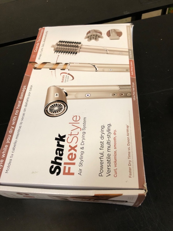 Photo 1 of Shark HD435 FlexStyle Air Styling & Drying System, Powerful Hair Blow Dryer & Multi-Styler with Auto-Wrap Curlers, Curl-Defining Diffuser, Oval Brush, & Concentrator Attachment, Stone