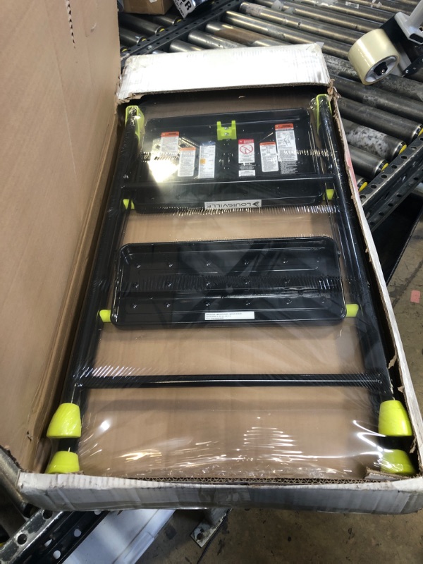 Photo 1 of Louisville Ladder Qwik Step 2 Step Ladder, Step Stool with Anti-Slip Step, 375lb Load Capacity, L-4461-02