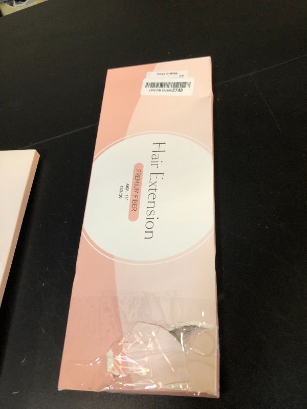 Photo 1 of SARLA Invisible Wire Hair Extensions with 3 Clips Synthetic Wavy Curly Hairpiece Adjustable Transparent Headband for Women 16 Inch Light Auburn