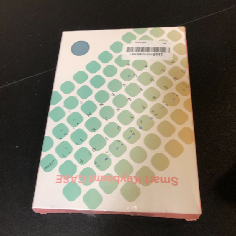 Photo 1 of QIYIBOCASE Keyboard Case for iPad Mini 5/ Mini 4, Soft Back Cover with Pencil Holder & Magnetically Detachable Wireless Bluetooth Keyboard for 7.9 inch iPad Mini 5th/4th Generation, Blue