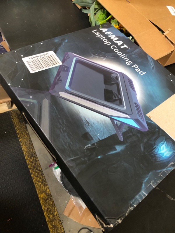 Photo 1 of Gaming Laptop Cooling Pad, 4500RPM Laptop Cooling Pad with Turbo-Fans, USB Ports, Colorful Lights - CPU Temperature Drops 20-30 ? Within Seconds - for 14-17.3 inch Laptops
