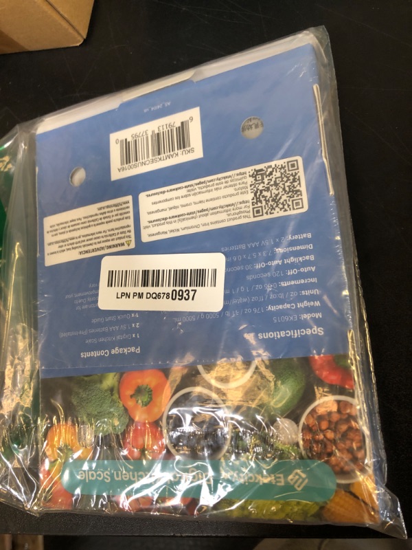 Photo 1 of Etekcity Food Kitchen Scale, Digital Grams and Ounces for Weight Loss, Baking, Cooking, Keto and Meal Prep, LCD Display, Medium, 304 Stainless Steel