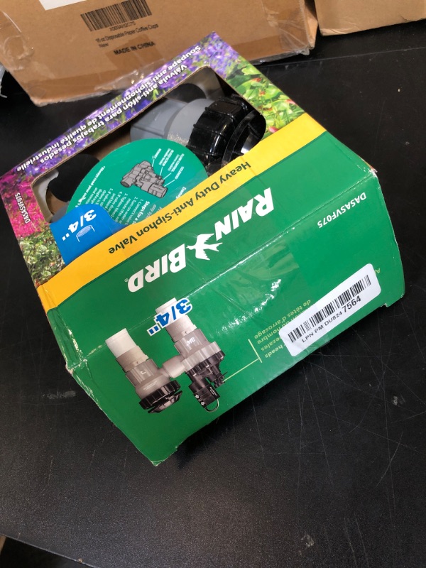 Photo 1 of Rain Bird DASASVF075 Professional Grade Anti-Siphon Valve with Flow Control, 3/4" Threaded Female x Female