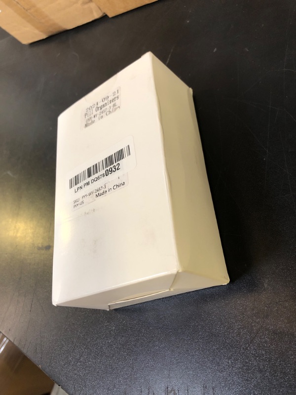 Photo 1 of FYY Weekly Pill Organizer with Labels,8 Compartments Travel Daily Pill Case Airtight Moistureproof Large Pill Box to Hold Vitamins, Fish Oil, Supplements,Cotton Swab and Bandages-Blue