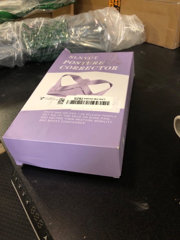 Photo 1 of NLNYCT Posture Corrector For Women, Adjustable Back Brace For Posture, Back Posture Corrector Providing Pain Relief From Lumbar, Shoulder,Neck, And Clavicle, Back (L/XL 35-45 Inch)