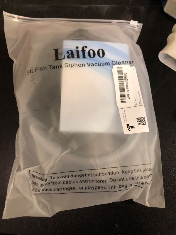Photo 1 of Laifoo 5ft Aquarium Siphon Vacuum Cleaner for Fish Tank Cleaning Gravel & Sand