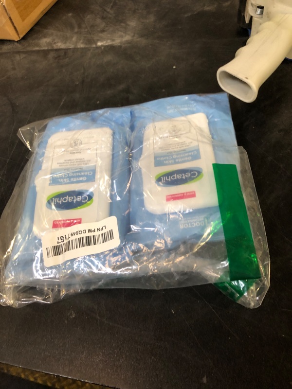 Photo 1 of Cetaphil Face and Body Wipes, Gentle Skin Cleansing Cloths, 50 Count, Twin Pack, for Dry, Sensitive Skin, Flip Top Closure, Great for the Gym, Travel, in the Car, Hypoallergenic, Fragrance Free