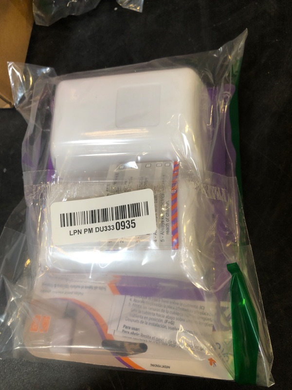 Photo 2 of Dreambaby Extra-Large Dual Fit Outlet Plug Cover - Electrical Socket Guard for Standard and Decora - White - Model L945