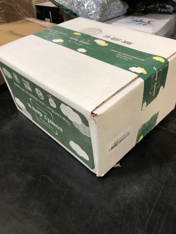 Photo 1 of Decorative Throw Pillow Insert, Down and Feathers Fill, 100% Cotton Cover 233 Thread Count, Square Pillow Insert - Made in USA (18" x 18")