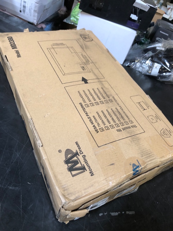 Photo 1 of Mounting Dream TV Wall Mount for 32-65 Inch Television,Mount with Swivel and Tilt, Full Motion Bracket with Articulating Dual Arms, Fits 16inch Studs, Max VESA 400X400 mm, 99lbs, MD2380