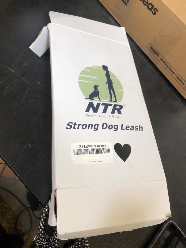 Photo 1 of NTR Long Dog Leash, 50FT Check Cord with Swivel Lockable Hook and Comfortable Padded Handle for Dog Leash for Small Medium and Large Dogs Walking Training Hiking Camping Playing