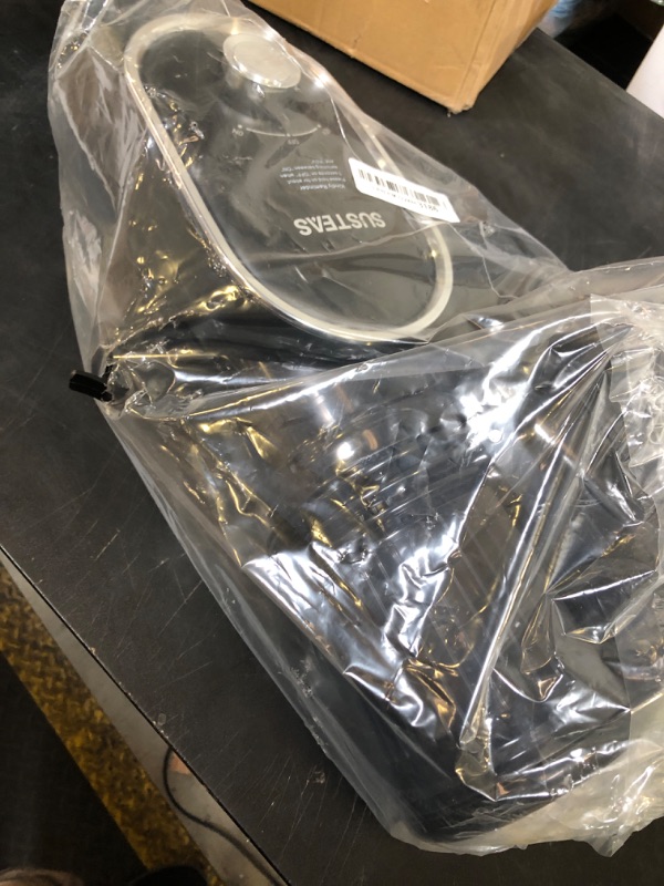 Photo 1 of SUSTEAS Cold Press Juicer, 300W, 5.3" Large Feed Chute, 1.5L Capacity, Automatic Feeding, High Yield, Easy to Clean, Ideal for Whole Fruits & Vegetables, Black