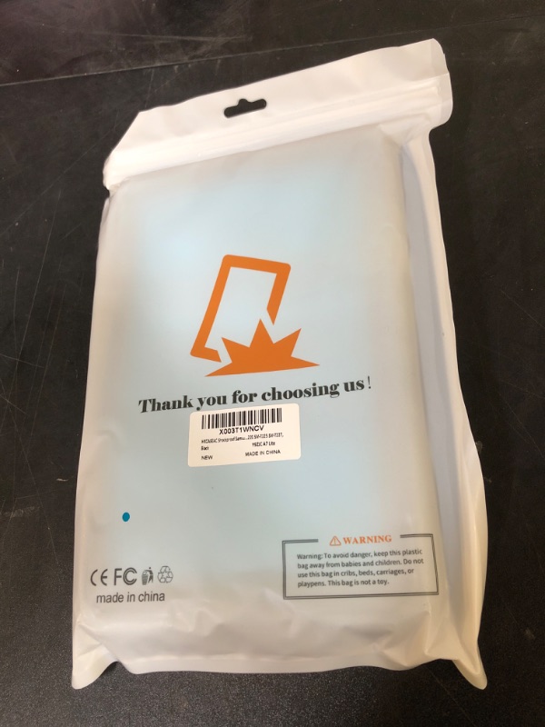 Photo 1 of HXCASEAC Shockproof Case for Samsung Galaxy Tab A7 Lite 8.7 inch 2021, with Built-in Screen Protector & Foldable Stand & Strong Protective (SM-T220 / SM-T225 / SM-T227) - Black