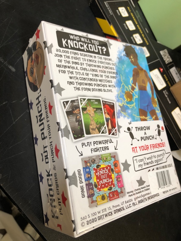 Photo 1 of Knockout Punch - an Outrageous Boxing/Dodgeball Board Games for Family Night - Funny Board Games for Teens, Game Night Games for Groups & Party Games - Boxing Games Kids Throwing Games